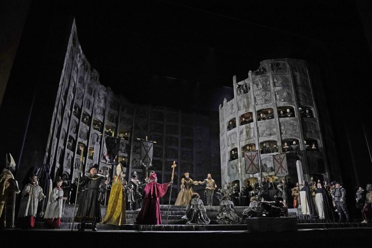 A scene from Act III of Verdi's "Don Carlos."
